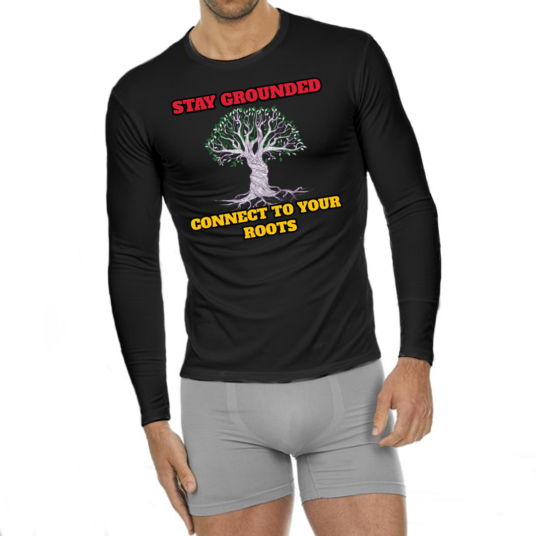 Stay Grounded Design Thermal-Shirt,s for Man’s - MASCAA